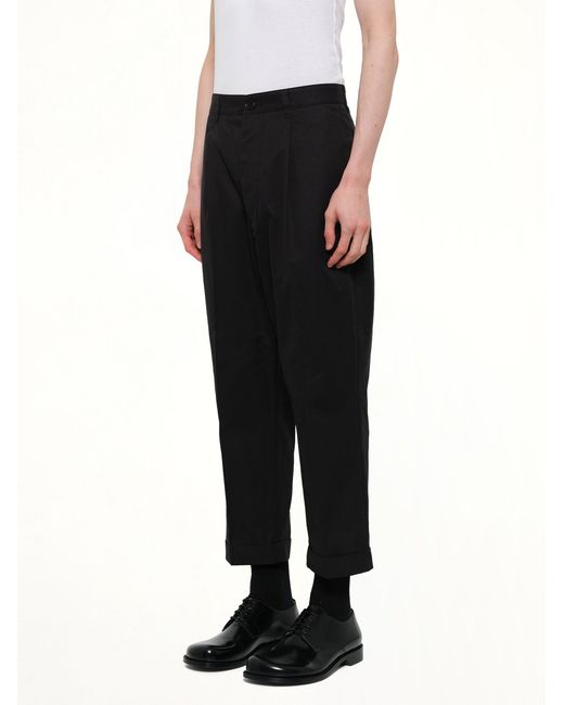 AMI Black Carrot Oversized Trouser for men