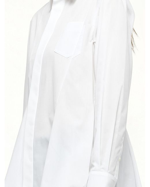 Sacai White Poplin Shirt