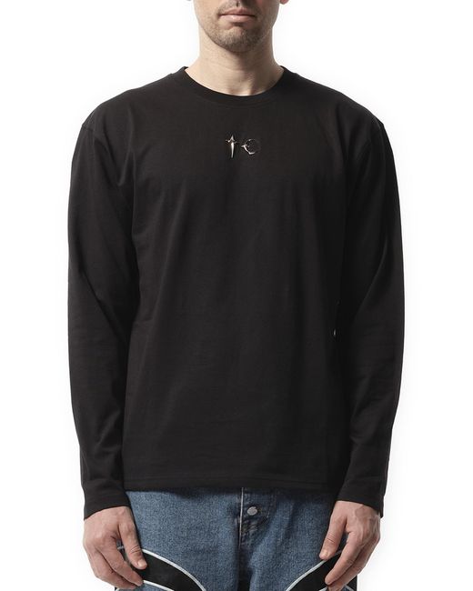 THUG CLUB Black Tc Basic Long Sleeve, 100% Cotton for men