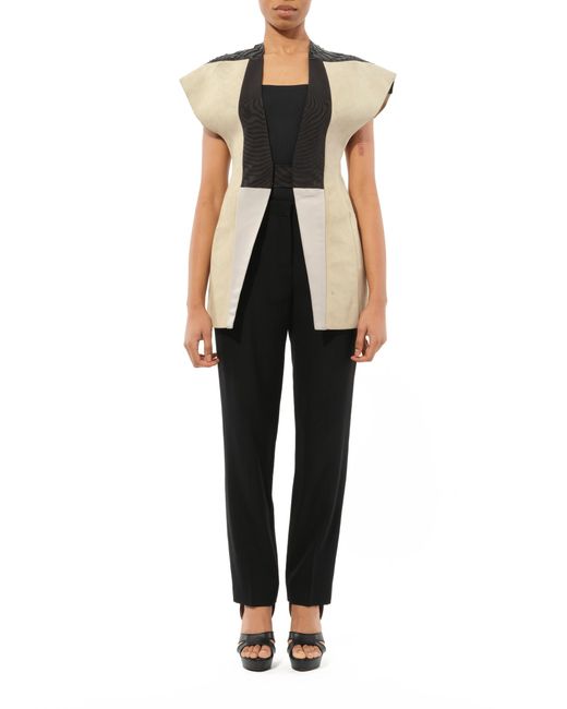 Rick Owens Black Leather Jacket, 100% Leather