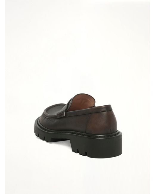 Loewe Brown Sierra Loafer Donut