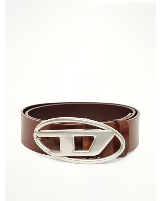 DIESEL Brown B-1Dr Belt for men