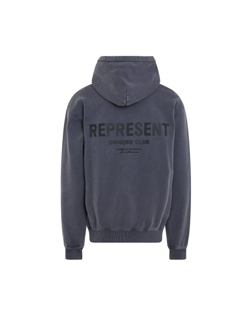 Represent Blue 'New Owners Club Hoodie, Long Sleeves, , 100% Cotton, Size: Small for men