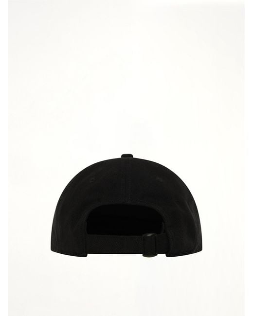 Y-3 Black Big Liquid Logo Cap for men