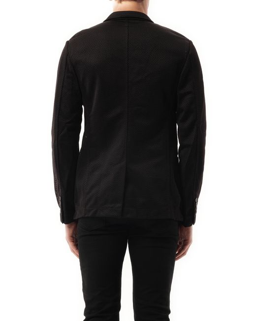 Givenchy Black Mesh Suit Jacket for men