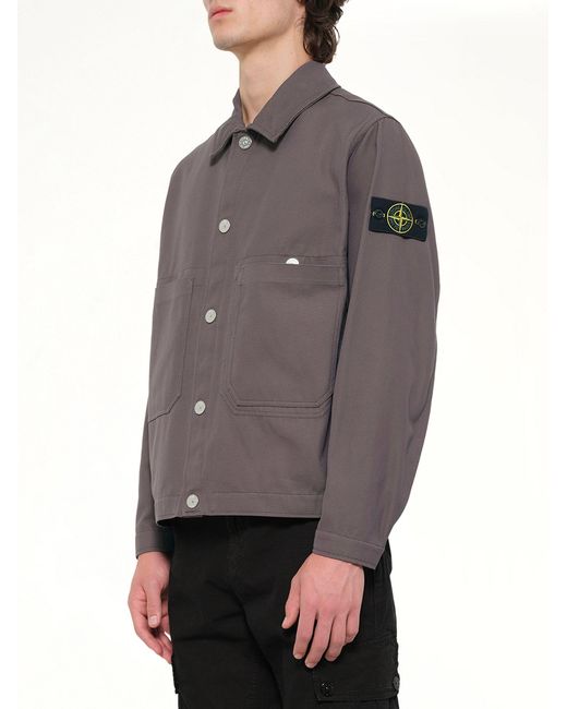 Stone Island Gray 4100076 Jacket for men