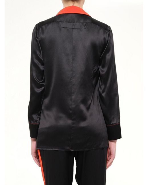 Givenchy Black Silk Shirt