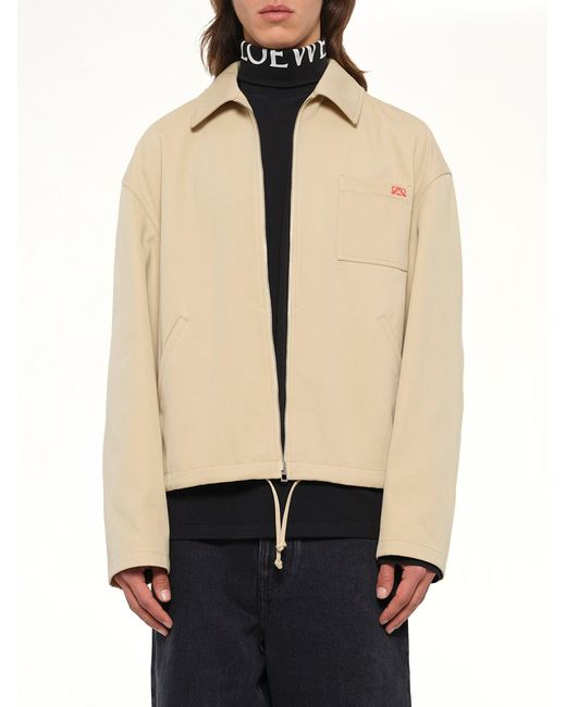 Loewe Natural Zip-Up Jacket for men
