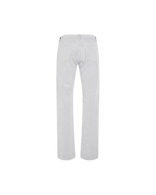 Maison Margiela Gray Bianchetto Straight Leg Jeans, , 100% Cotton for men