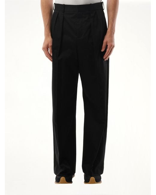 Loewe Black Pleated Trouser for men