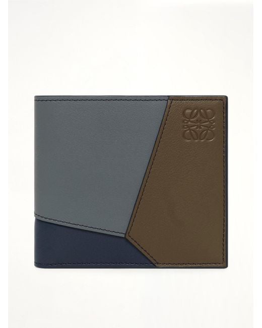 Loewe Gray Puzzle Edge Bifold Wallet Multi for men
