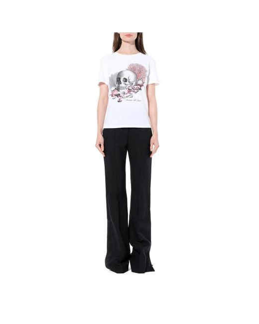 Alexander McQueen White Cabinet S T-Shirt