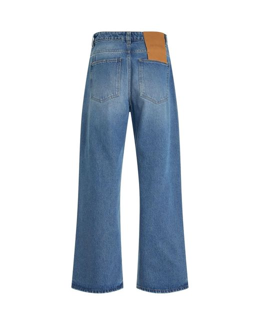 Jacquemus Blue Le Denimes Large Jeans, 100% Cotton