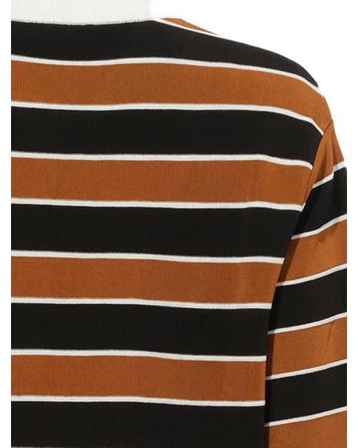 Givenchy Black 'Striped Sweater, , Size: Small