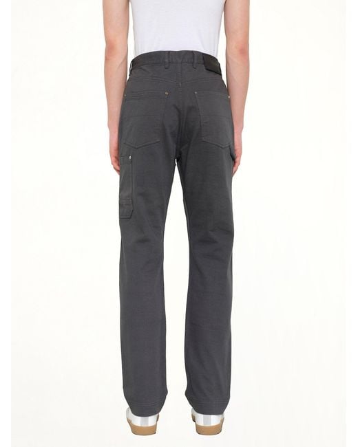 Lanvin Black Patch Pants for men