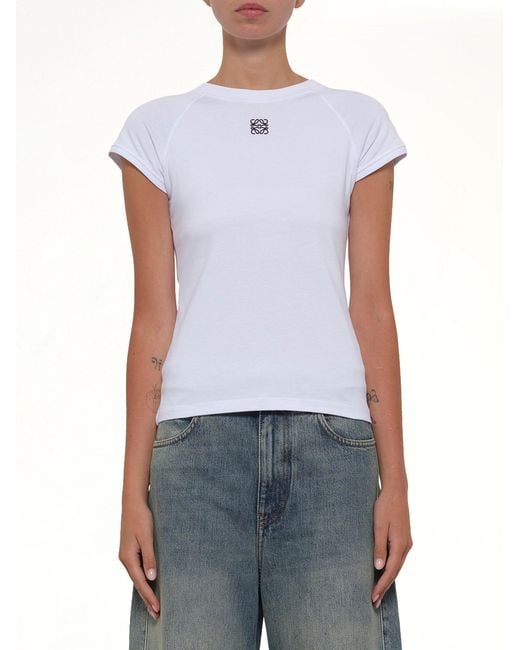 Loewe White Small Fit T-Shirt
