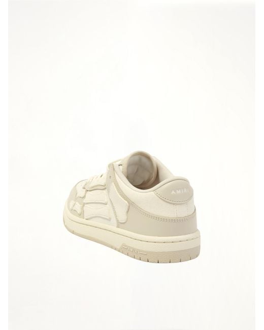 Amiri White Skeleton Top Low Sneaker