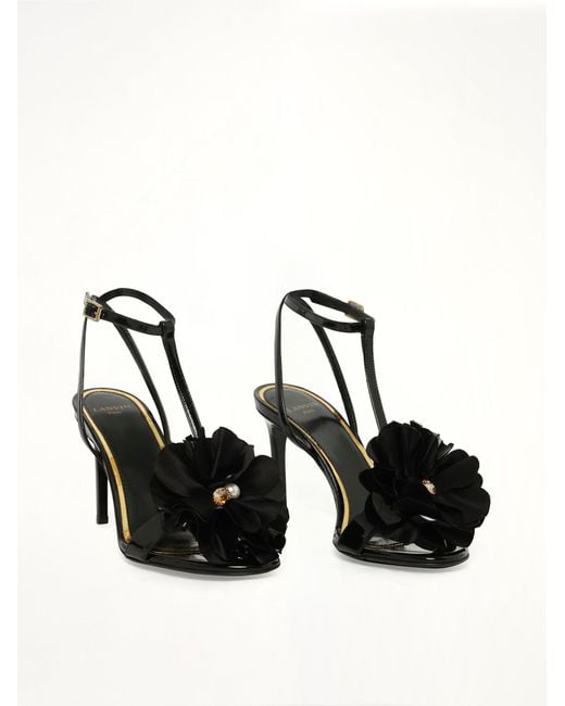 Lanvin Black Chain Sandal