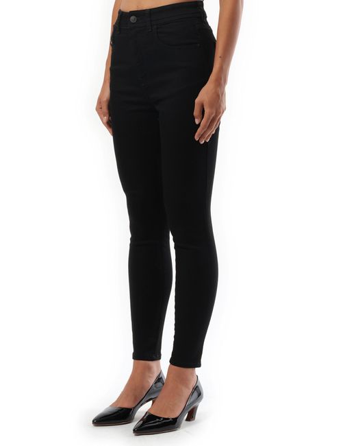 DIESEL Black 1984 Slandy High Jeans, 100% Cotton