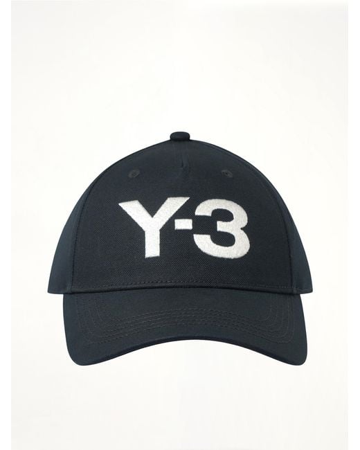 Y-3 Blue Simple Logo Cap for men