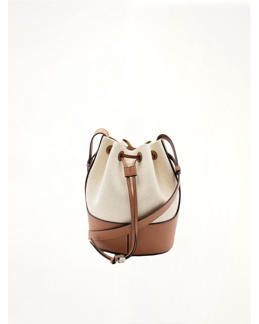 Loewe White Small Balloon Bag