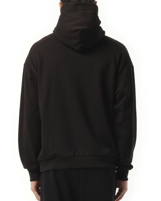 Post Archive Faction PAF Black 8.0 Hoodie Center, 100% Cotton, Size: Small for men