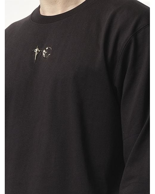 THUG CLUB Black Tc Basic Long Sleeve for men
