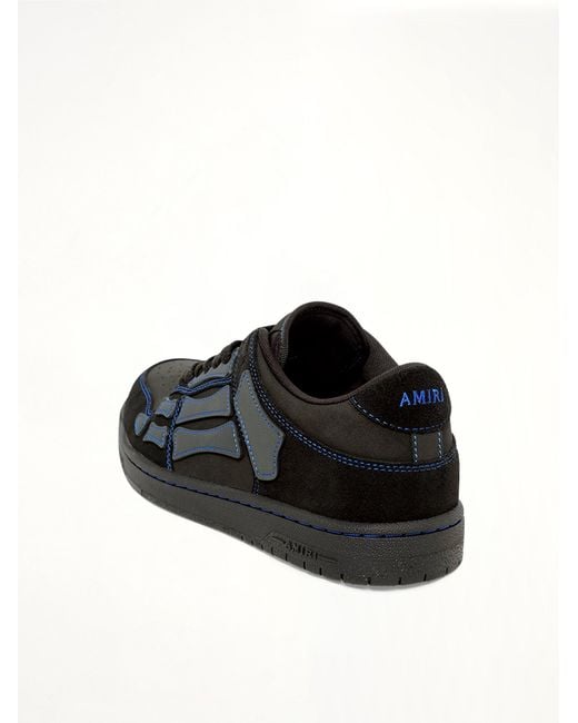 Amiri Blue Skel Top Contrast Low Sneaker for men