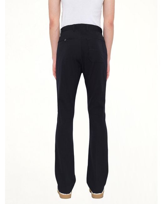 Lanvin Black Fit 5 Pocket Pants for men