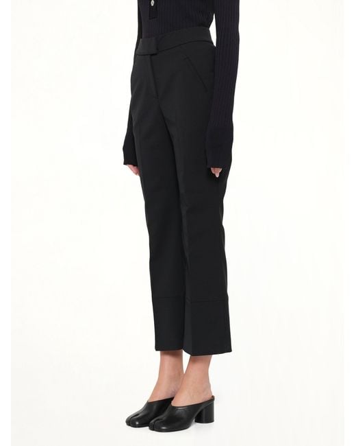 Entire studios Black Step Hem Pants