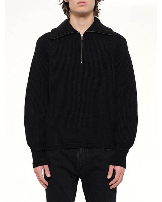 Entire studios Black Blimp Quarter Zip for men