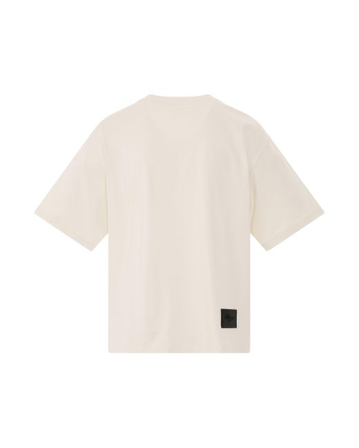 we11done White Multi Logo T-Shirt, Short Sleeves, , 100% Cotton for men