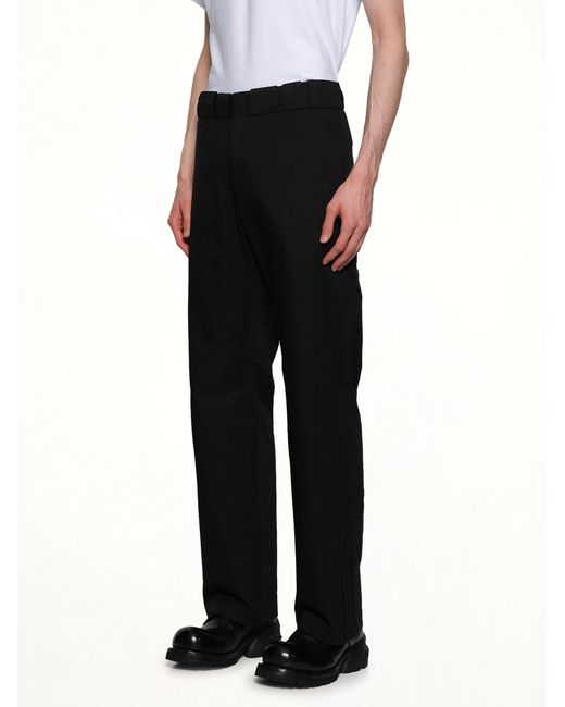 Post Archive Faction PAF Black Brick Trousers for men
