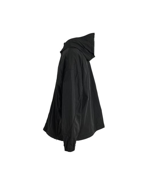 Juun.J Black Hidden Pocket Side Zipper Jacket, , 100% Nylon for men