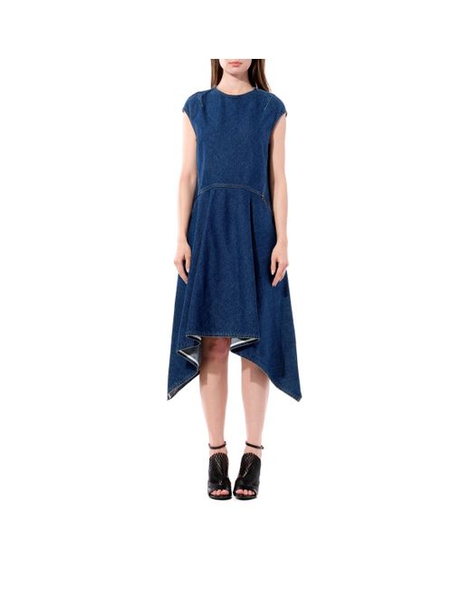 Balenciaga Blue Denim Dress