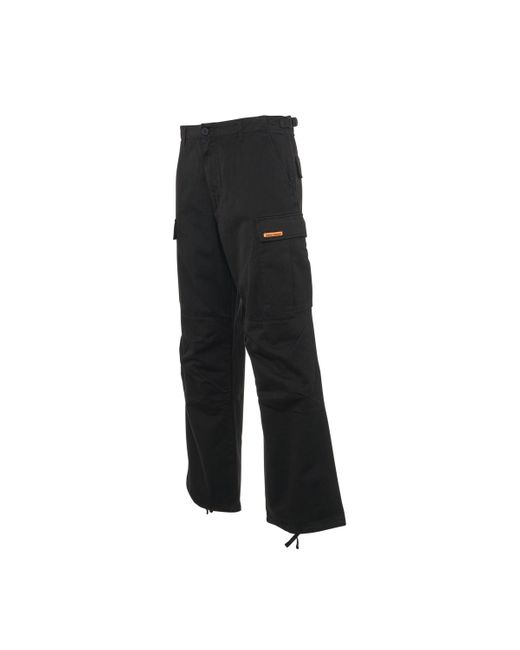 Heron Preston Vintage Wash Cargo Pants In Black for Men | Lyst