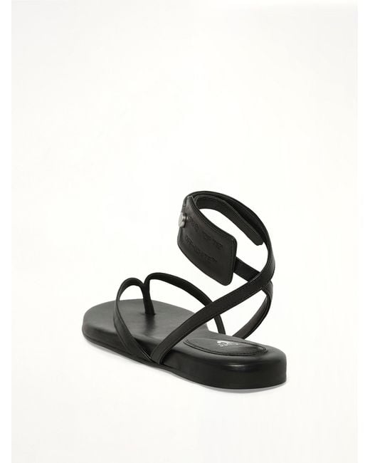 Off-White c/o Virgil Abloh Black Ziptie Flat Sandal