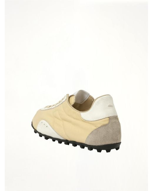 Maison Margiela White Sprinters Low Top Sneakers, 100% Cotton