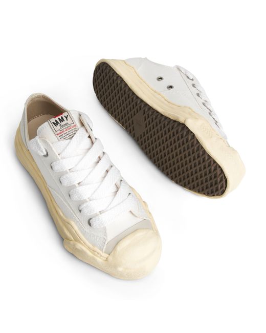 Maison Mihara Yasuhiro White Hank Og Vintage Sneakers, , 100% Cotton for men