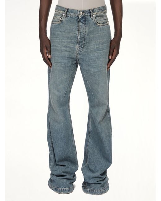 Rick Owens Blue Bolan Bootcut Jeans for men