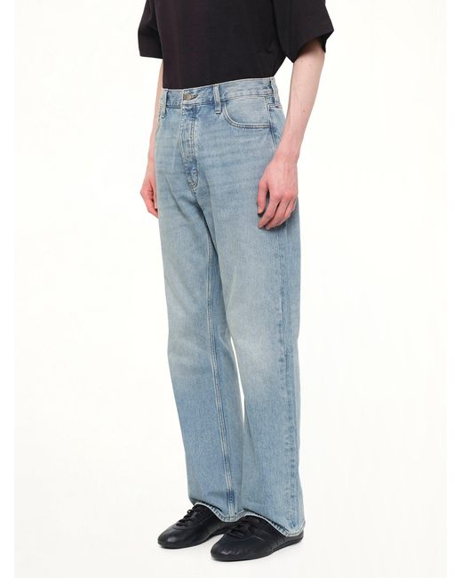 Fear Of God Blue Denim 5 Pocket Jeans for men