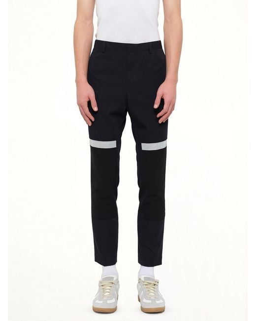 Lanvin Black Slim Crop Patch for men
