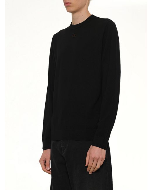 DIESEL Black K-Valiam Sweater for men