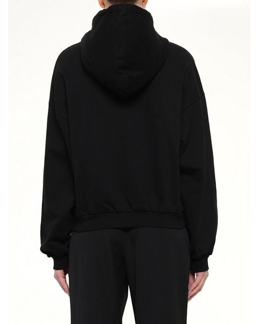 Juun.J Black Oversize Hoodie