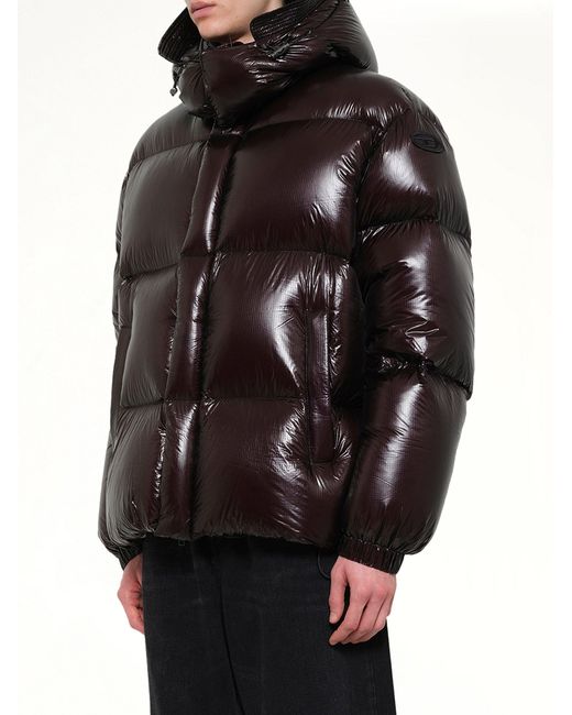 DIESEL Black W-Rolfys-Wrd-Bkcp Puffer Jacket for men
