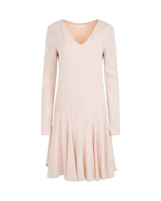 Chloé Pink Robe Dress, Long Sleeves, , 100% Silk