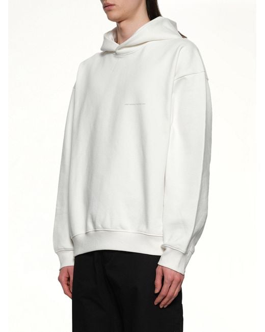 Post Archive Faction PAF White Work Hoodie (Archive) for men