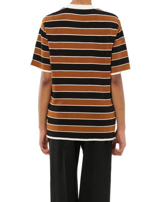 Givenchy Black 'Striped Sweater, , Size: Small