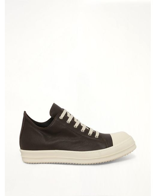 Rick Owens Black Low Sneaks for men