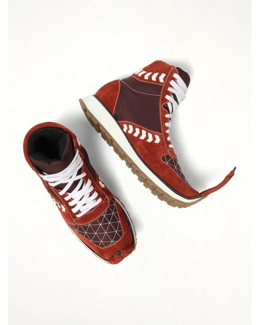 Loewe Red Dinosaur Sneaker Hi